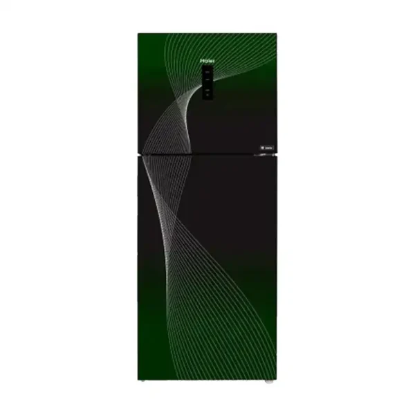 Haier Refrigerator HRF-346 IFRA/IFGA -14cubic  Inverter, Floral Glass Finish - Image 4